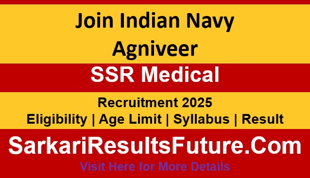 Join Indian Navy Agniveer SSR Medical 02/2027 Batch INET 2026 Apply Online Form